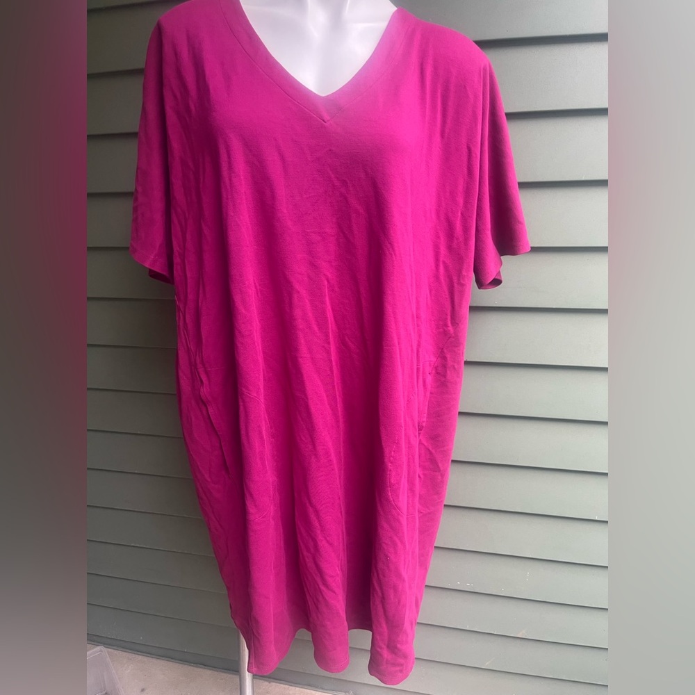 J. Jill Pink  Short Sleeve Dress